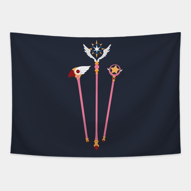 Cardcaptor Staff Collection Tapestry by Lunamis