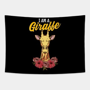 I'm A Giraffe Cute Baby Giraffe Adorable Animal Tapestry