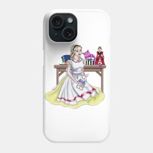 Alice in Wonderland with Toys Phone Case