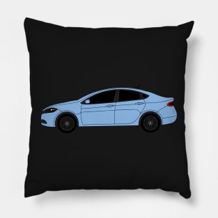 Dodge Dart Winter Chill Sticker Pillow