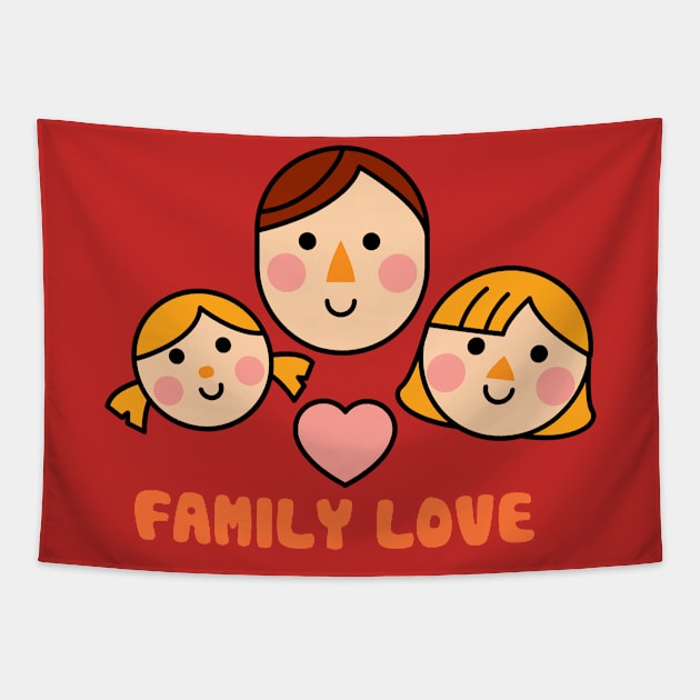 FAMILY LOVE Tapestry by xpen