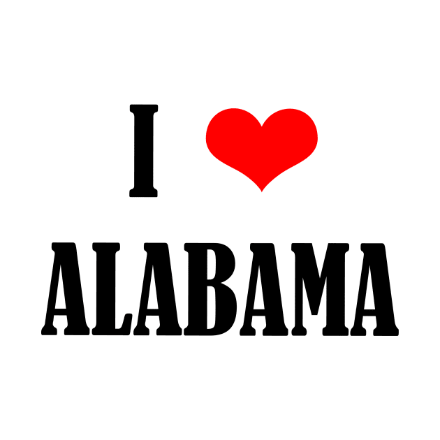 I Love Alabama by HurmerintaArt