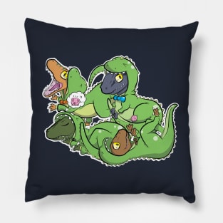 Tiny Raptor Squad Pillow