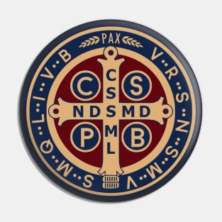 Saint Benedict Medal Pin