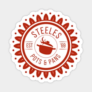 Steele's Pots and Pans Magnet