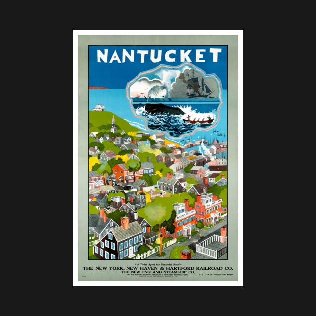 Vintage Travel Poster USA Nantucket by vintagetreasure