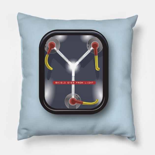 Flux Capacitor Pillow by MindsparkCreative