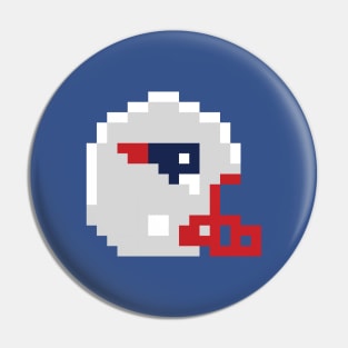 8 Bit New England Patriots Helmet Pin