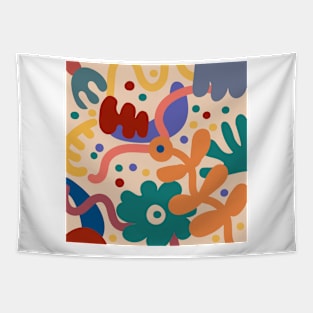 Doodle Floral Tapestry