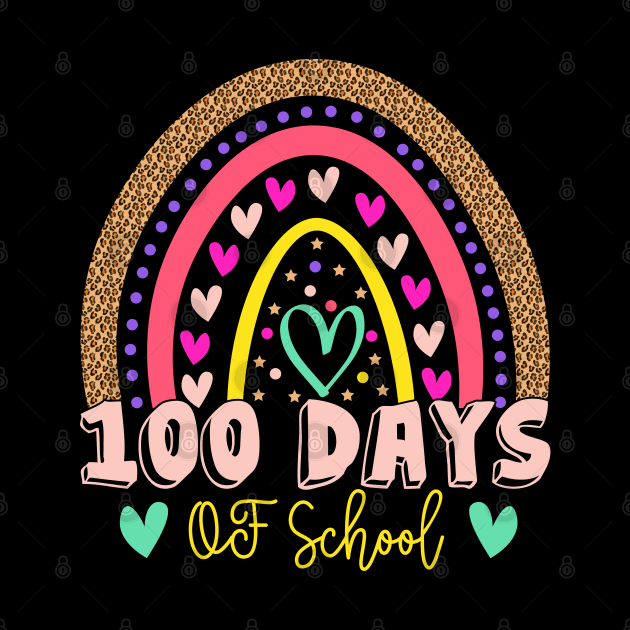 100 Days of School Gift For Kids Students And Teacher by SbeenShirts