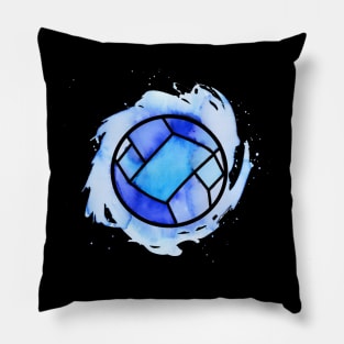 watercolour creative ball design Pillow