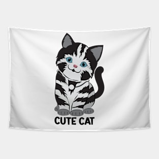 Cute cat lover T-Shirt Tapestry