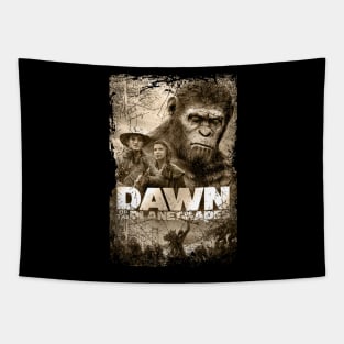 Ape Uprising  Dawn Of The Planet Of The Apes Tapestry