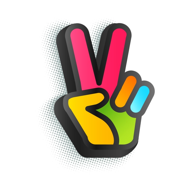 Peace finger by Sir13