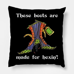 These Boots are Made for Hexin' Pillow