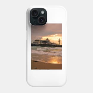 Bournemouth Pier And Beach Dorset England Phone Case