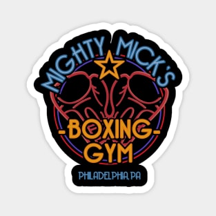 Mighty Mick's Boxing Gym Retro Magnet