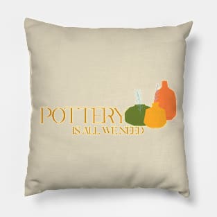 pottery potter Pillow