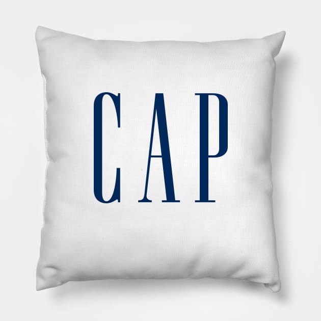 CAP Logo Parody Pillow by overweared