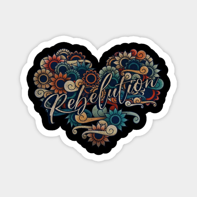 Rebelution - VIGNETTE VINTAGE COLOR Magnet by MASK KARYO