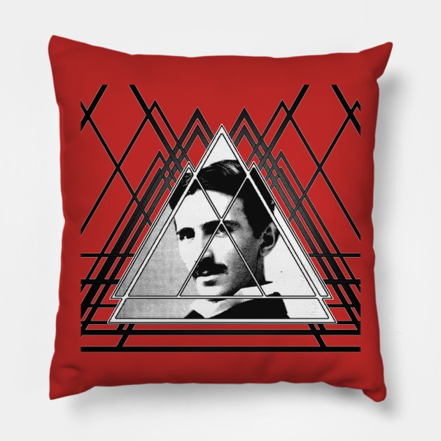 Tri-Tesla Pillow by RadRecorder