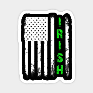 Irish American Flag Magnet