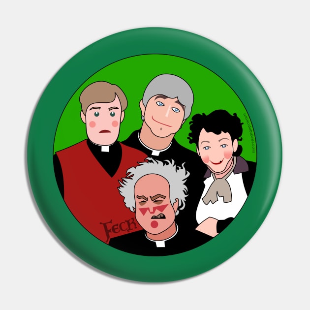 Father Ted Pin by tuditees