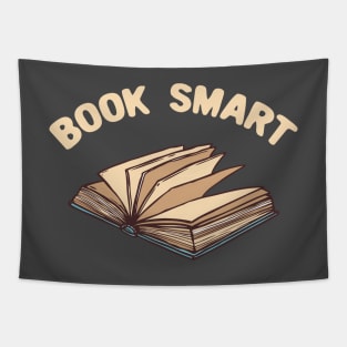 Book smart vintage typography Tapestry