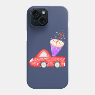 Happy new year car Phone Case