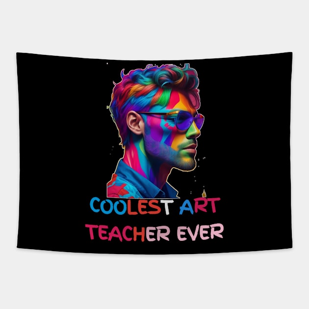 BEST ART TEACHER EVER Tapestry by itacc