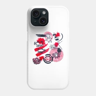 Haring in polka Phone Case