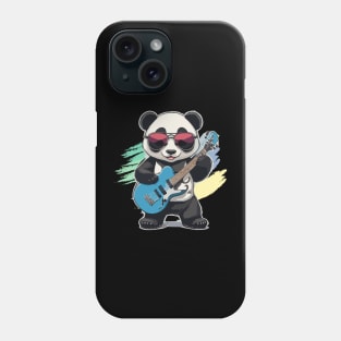 Panda Play Guitar Phone Case