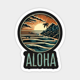 Island Vibes - Aloha for the Whole Family Magnet