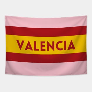 Valencia City in Spain Flag Tapestry