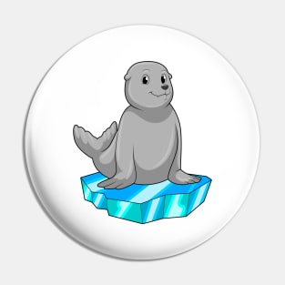 Seal with Ice floe Pin