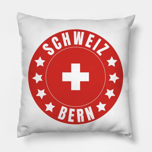 Bern Pillow by footballomatic