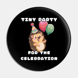 Cute Hedgehog Tiny Party Pin