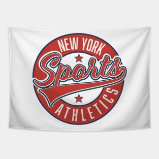 New York Sports Athletic logo Tapestry