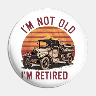 Vintage Wisdom on Wheels Pin