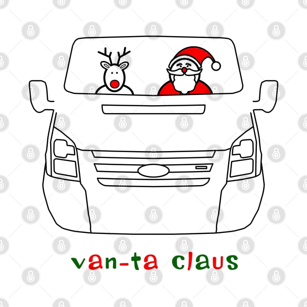 Transit Van-ta Claus Christmas special edition by soitwouldseem