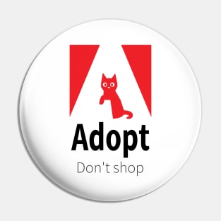 Adopt don't shop Pin