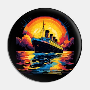 Retro Titanic Men Women Kids Vintage Titanic Pin