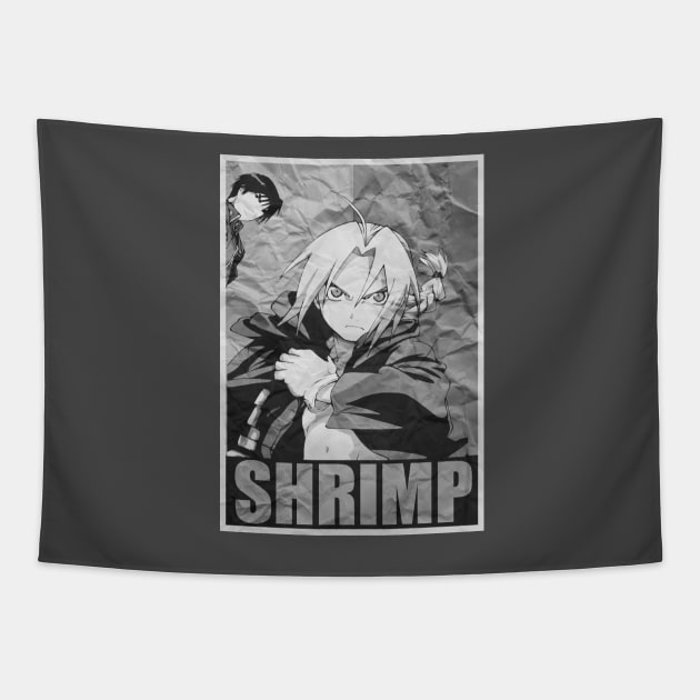 Full Metal shrimp (black/white version) Tapestry by kurticide