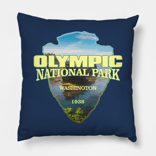 Olympic NP (arrowhead) Pillow by grayrider