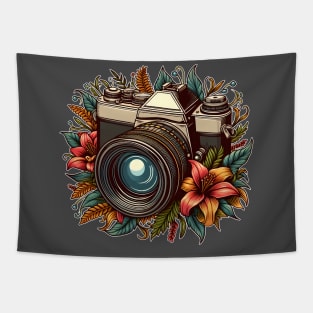 Floral Camera Tapestry