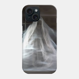 Halloween Ghost 3: Haunting Ghost Bride on a Dark Background Phone Case