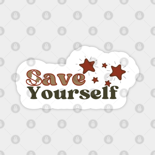 Save yourself Magnet by kamy1