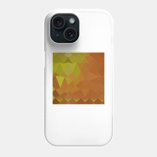 Cocoa Brown Abstract Low Polygon Background Phone Case