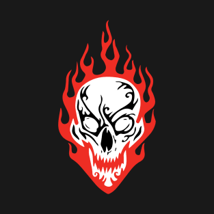 FLAMING SKULL T-Shirt