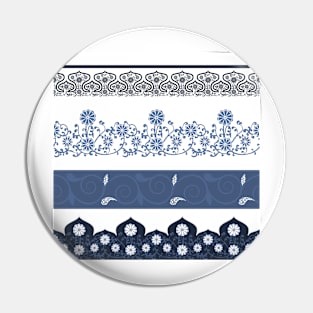 Elegant blue china Pin